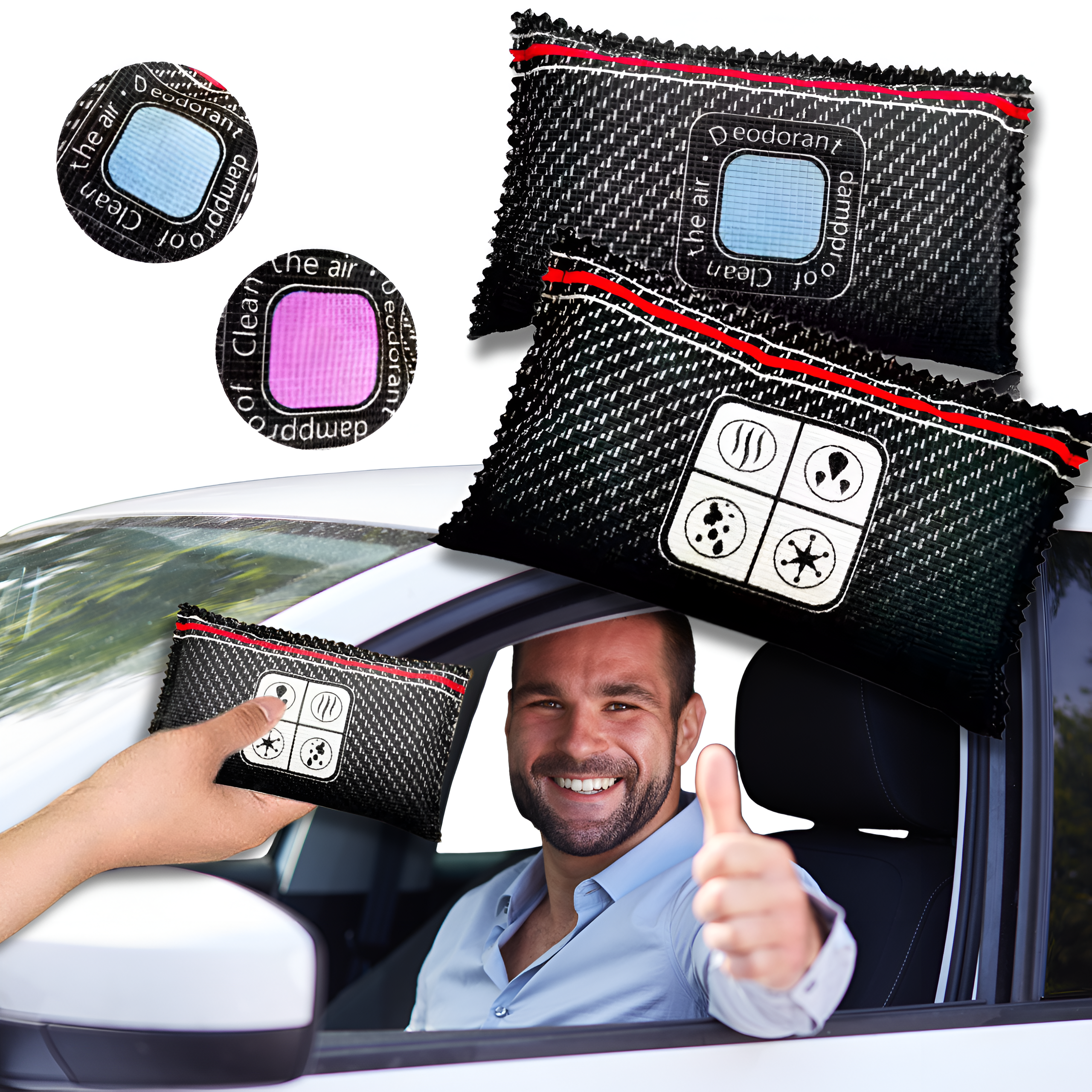 Pohlcovač vlhkosti do auta vzduchu velký odvlhčovač automobilu opakovaně použitelný