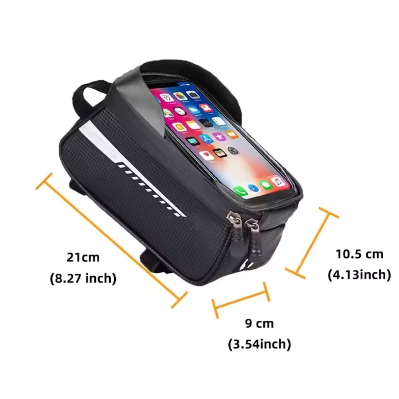 Cyklistická brašna pod rám na kolo pouzdro na telefon voděodolná taška sáček držák ledvinka - Obrázek 23