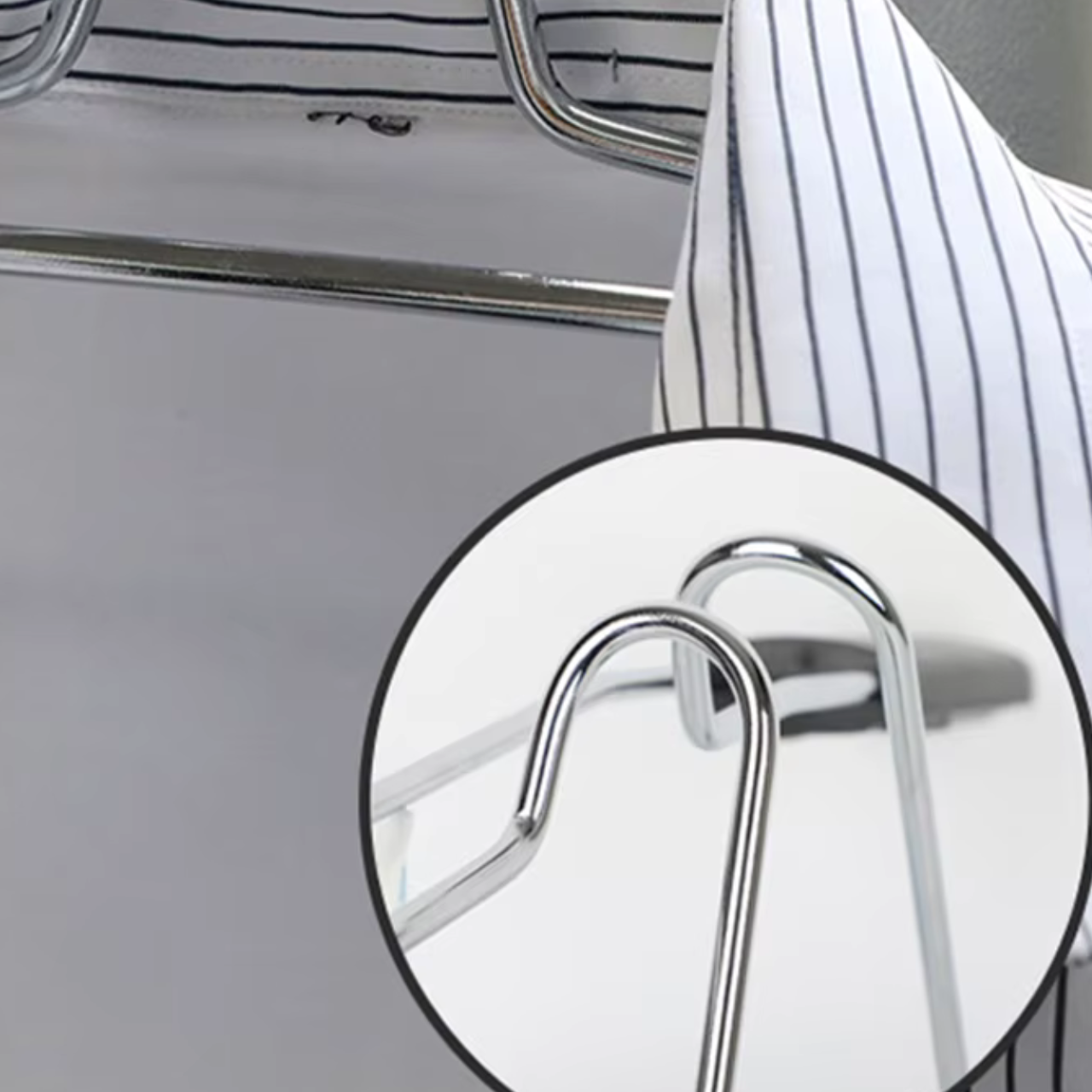 Věšák na oblečení do auta automobilový ramínko oblek do auta držák na opěrku hlavy černý - Obrázek 6